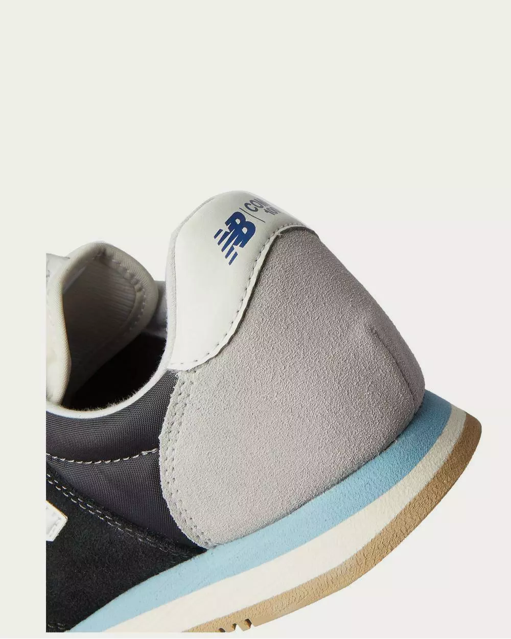 New Balance Comp 100 Leather And Suede-Trimmed Shell Black Low Top Sneakers 5 New Balance Comp 100 Leather And Suede-Trimmed Shell Black Low Top Sneakers - Image 5