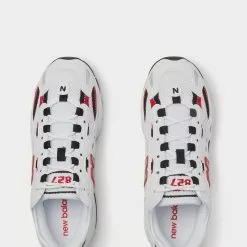 New Balance 827 Webbing-Trimmed Faux Leather And Mesh White Low Top Sneakers -New Balance Sales Shop 574d74676d7472715254aa52181eba67