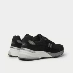 New Balance M992 Suede, Nubuck And Mesh Black Low Top Sneakers -New Balance Sales Shop 6a510e9c79e825fd7074fb33c7f56ebc