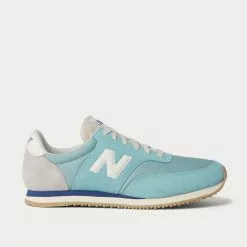 New Balance Sales Shop 43 New Balance Comp 100 Leather And Suede-Trimmed Shell Light Blue Low Top Sneakers