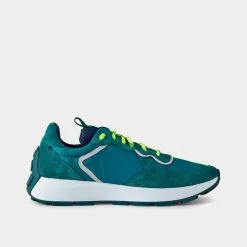 New Balance Sales Shop 64 Runner Mulberry Green Leather & Synthetic Mix Low Top Sneakers