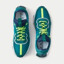 New Balance Sales Shop -New Balance Sales Shop Mulberryrunner GreenLeather SyntheticMix low top sneakers 2