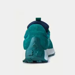 Runner Mulberry Green Leather & Synthetic Mix Low Top Sneakers -New Balance Sales Shop Mulberryrunner GreenLeather SyntheticMix low top sneakers 4