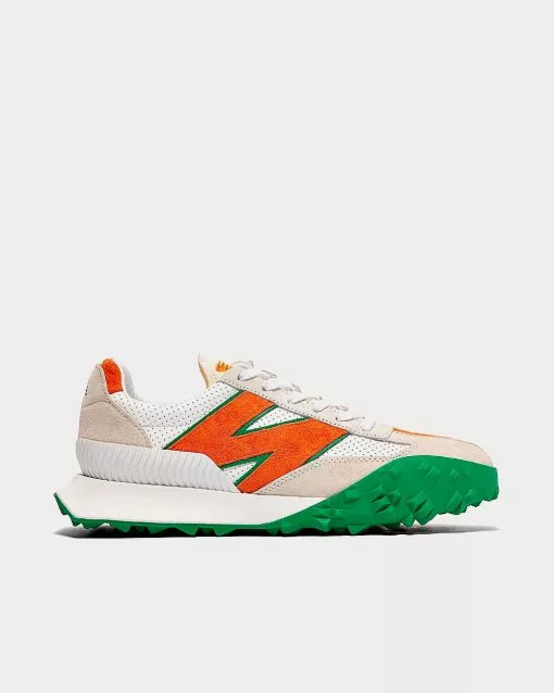 New Balance X Casablanca XC-72 Persimmon Orange / Jolly Green Low Top Sneakers 7 New Balance X Casablanca XC-72 Persimmon Orange / Jolly Green Low Top Sneakers -New Balance Sales Shop NEWBALANCEXCASABLANCAXC72White green orangelowtopSNEAKERS 1