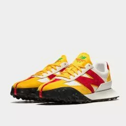 New Balance X Casablanca XC72 Yellow / Samba Low Top Sneakers -New Balance Sales Shop NEWBALANCEXCASABLANCAXC72Yellow red whitelowtopSNEAKERS 2