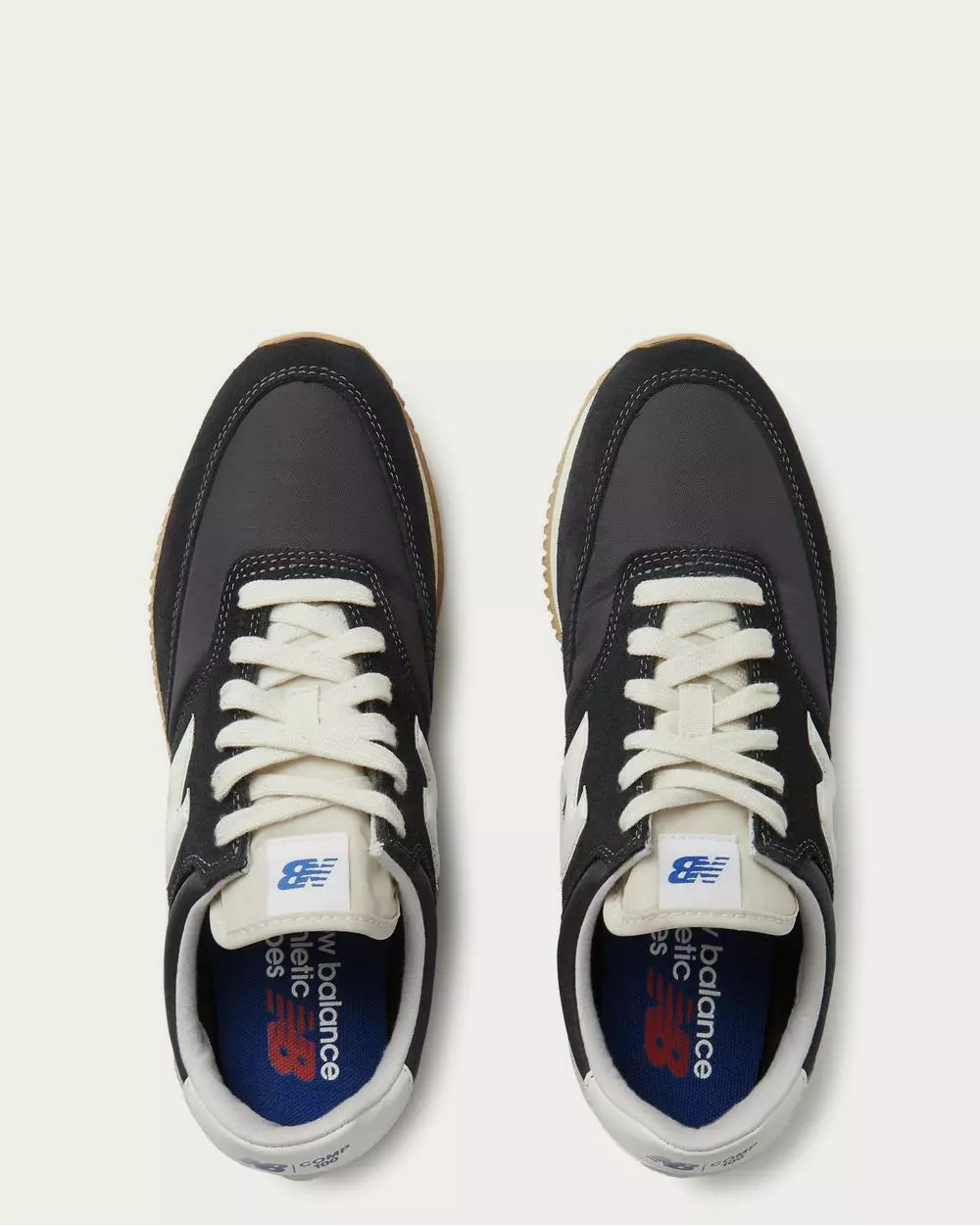 New Balance Comp 100 Leather And Suede-Trimmed Shell Black Low Top Sneakers 6 New Balance Comp 100 Leather And Suede-Trimmed Shell Black Low Top Sneakers - Image 6