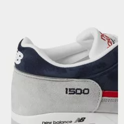 New Balance M1500TBT Leather, Suede And Mesh Gray Low Top Sneakers -New Balance Sales Shop cf46eb52753ced46a35c8c0c88d12110