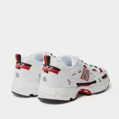 New Balance 827 Webbing-Trimmed Faux Leather And Mesh White Low Top Sneakers -New Balance Sales Shop d4d035e3dabc065bdf8c1499d6a137b3