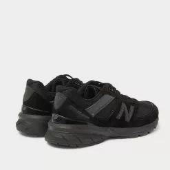 New Balance M990v5 Rubber-Trimmed Suede And Mesh Black Low Top Sneakers -New Balance Sales Shop d69c1f92f642e730d9057f61ac99734b