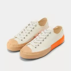 New Balance Sales Shop -New Balance Sales Shop msgm Canvassneakerswithtapeappliqued vulcanizedorcupsole orange low top sneakers 2