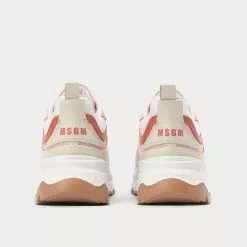 MSGM Pink Low Top Sneakers -New Balance Sales Shop msgm pink low top sneakers 3