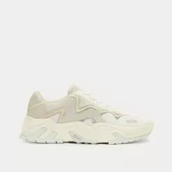 MSGM Vortex With Vibram Sole Beige Low Top Sneakers