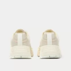 MSGM Vortex With Vibram Sole Beige Low Top Sneakers -New Balance Sales Shop msgm womens VortexsneakerswithVibramsole white low top sneakers 3