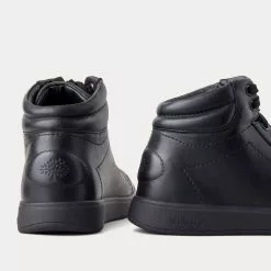 Mulberry Leather Black High Top Sneakers -New Balance Sales Shop mulberry leather black high top sneakers 4