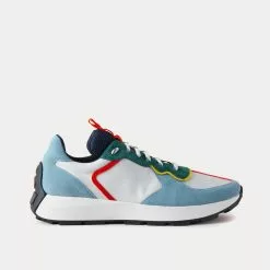 New Balance Sales Shop 62 Mulberry Runner Cornflower Blue Leather & Synthetic Mix Low Top Sneakers