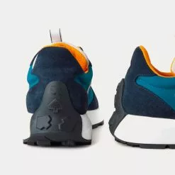 Mulberry Runner Mixed Material Sapphire / Portobello Blue / Double Yellow Low Top Sneakers -New Balance Sales Shop mulberry runner Sapphire PortobelloBlue DoubleYellowMixedMaterial low top sneakers 3