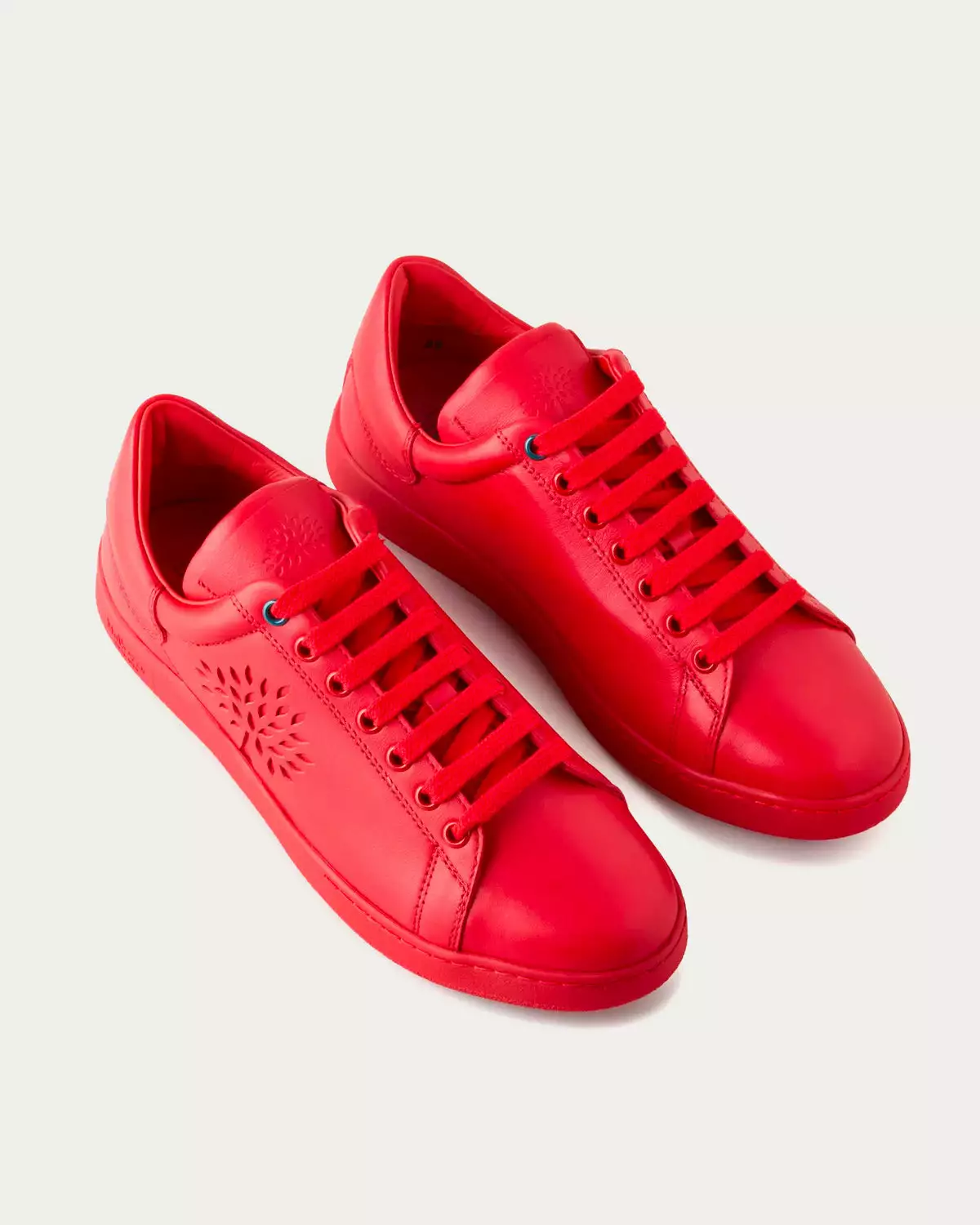 Mulberry Tree Tennis Leather Lancaster Red Low Top Sneakers 3 Mulberry Tree Tennis Leather Lancaster Red Low Top Sneakers - Image 3