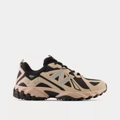 New Balance 610T Aluminum With Black & Rain Cloud Low Top Sneakers