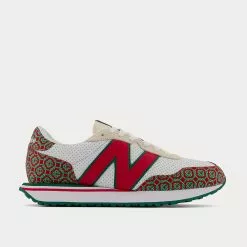 New Balance X Casablanca 237 Monogram Jacquard Low Top Sneakers