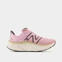 New Balance Fresh Foam X More V4 Lilac Cloud With Blacktop And Light Gold Metallic Running Shoes