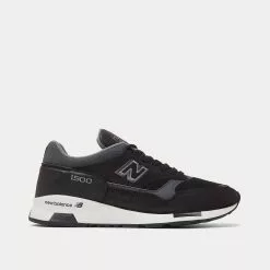 New Balance MADE In UK 1500 Black With Magnet & Silver Birch Low Top Sneakers