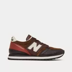 New Balance MADE In UK 730 French Roast With Feather Gray & Earth Low Top Sneakers