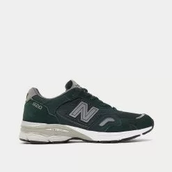 New Balance MADE In UK 920 Green With Grey & White Low Top Sneakers
