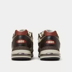 New Balance MADE In UK 991 Earth With French Roast & Feather Gray Low Top Sneakers -New Balance Sales Shop new balance MADEinUK991 Earthwithfrenchroastandfeathergray low top sneakers 4